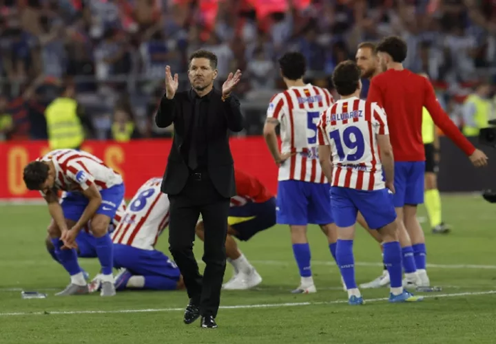 Simeone dijo que su equipo compitió muy bien. Foto: EFE
