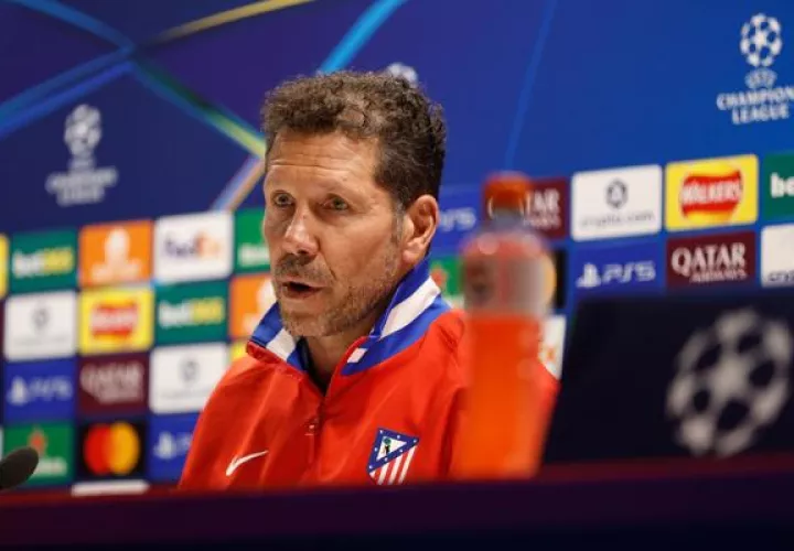 Diego Pablo Simeone, técnico del Atlético Madrid. EFE