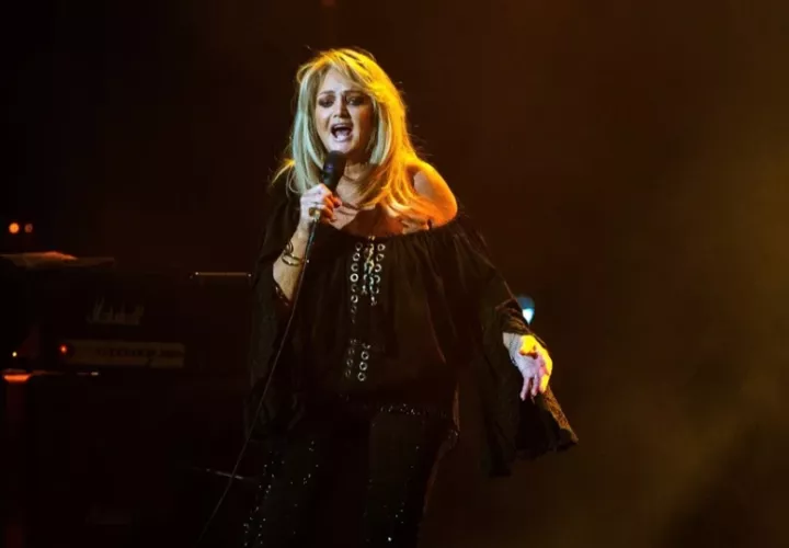 La cantante británica Bonnie Tyler. Foto: EFE / Antonio Paz