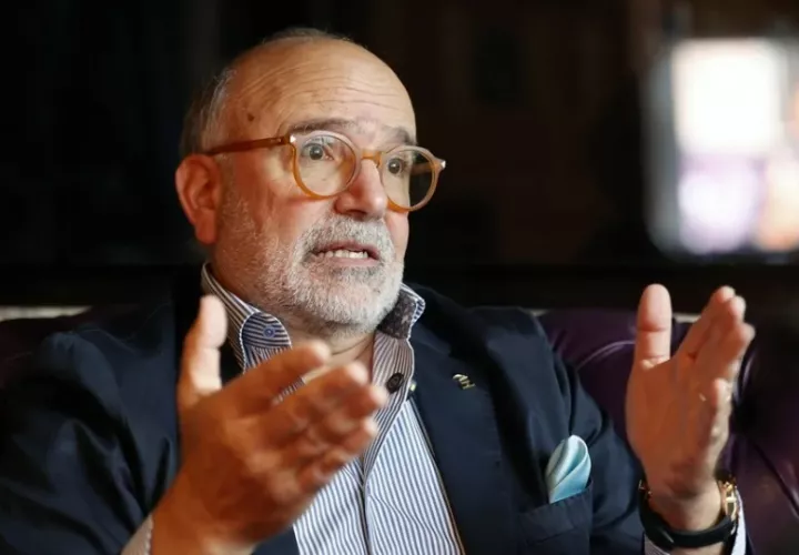 CEO de la Academia Latina de la Grabación, Manuel Abud, durante una entrevista con EFE, en Bogotá (Colombia). EFE/ Mauricio Dueñas Castañeda