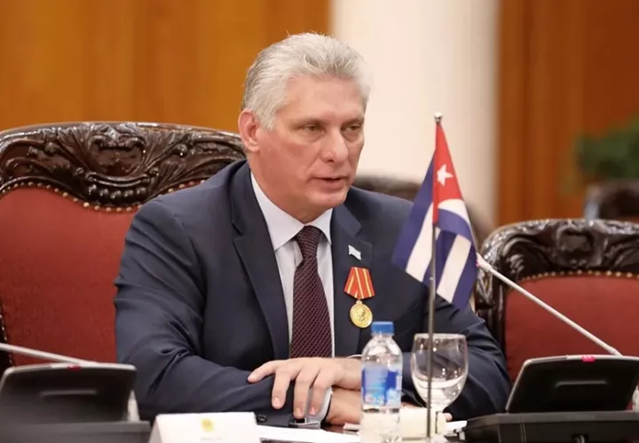 El presidente de Cuba, Miguel Díaz-Canel. Foto: EFE
