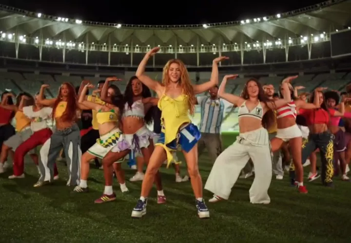 Shakira en un fragmento del nuevo video de 'Dai Dai'. Foto: EFE / Shakira