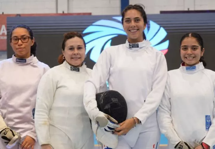 Selección de Panamá de esgrima femenina. Foto: Cortesía