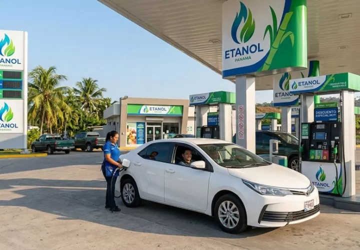 La ley para implementar el etanol se aplazó para el próximo periodo legislativo. Foto creada con IA