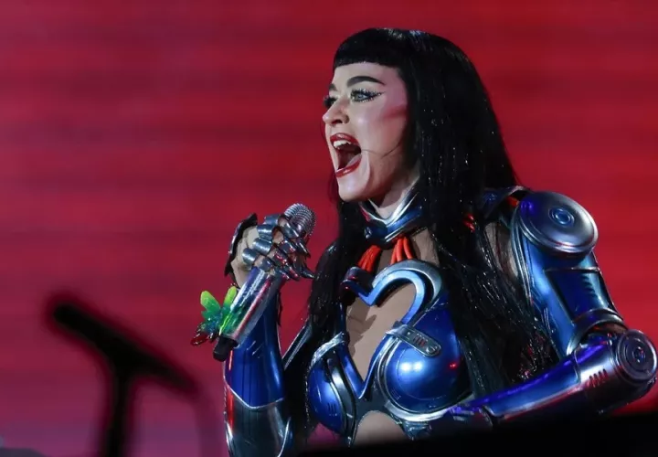 La cantante estadounidense Katy Perry. Foto: EFE / Sebastião Moreira