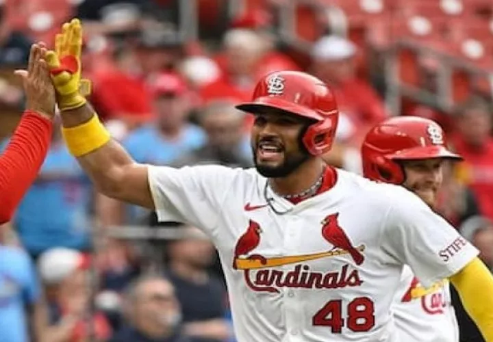 Iván Herrera pegó un cuadrangular para los Cardenales. Foto: Instagram