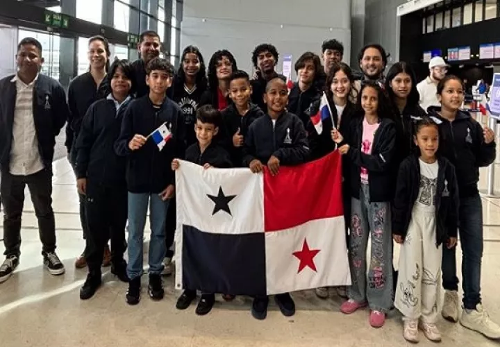 Delegación panameña de ajedrez. Foto: Cortesía
