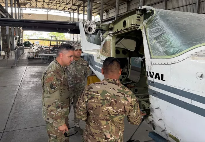 La capacitación fue por una semana. Fotos tomadas del 156th Wing