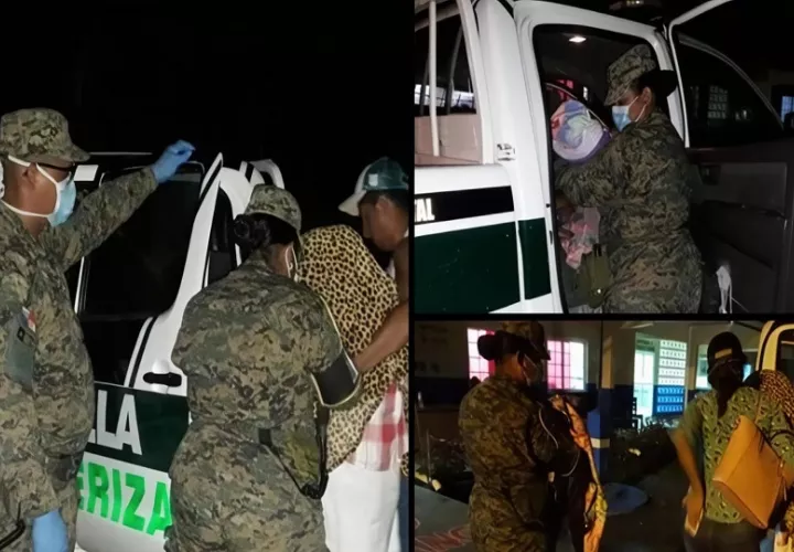 Agentes del Senafront asistieron a una joven madre y su bebé en Darién, garantizando su estabilidad y traslado seguro.