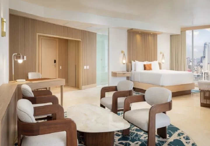 Habitación del JW Marriott. Foto: Cortesía
