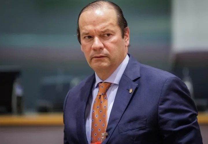 Javier Martínez Acha durante su intervención en la Asamblea General de la OEA, donde pidió a China respetar la constitución.  