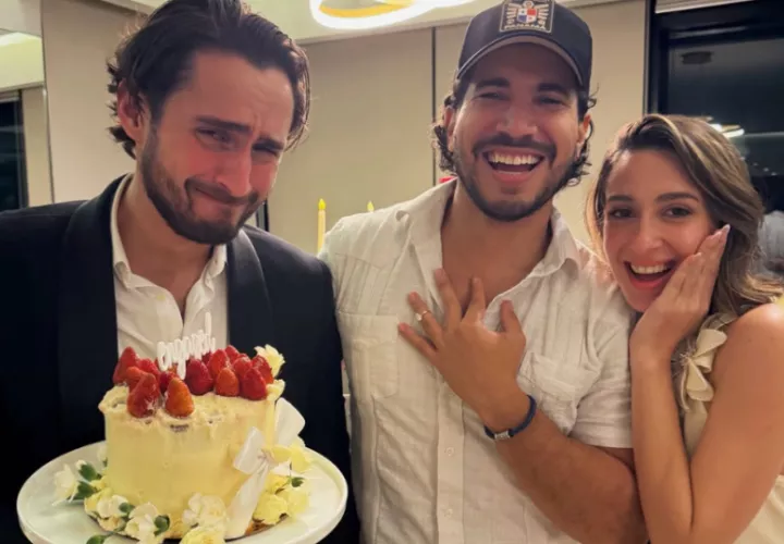 Diego De Obaldía, Elmis Castillo y Mafe Achurra. Foto: Instagram