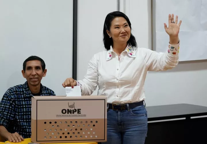 La candidata a la Presidencia de Perú por el partido Fuerza Popular, Keiko Fujimori. Foto: EFE