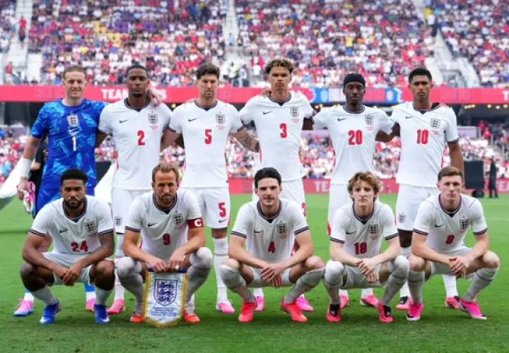 Equipo de Inglaterra. Foto:@England