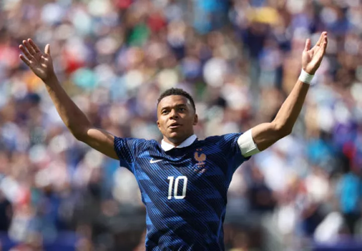 Mbappé es el capitán de Francia. Foto: EFE