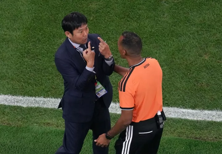  Hajime Moriyasu, técnico de Japón. Foto: EFE