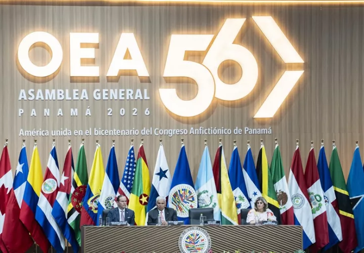 La OEA abre su 56 Asamblea General en Panamá centrada en reforzar el multilateralismo. Foto: EFE