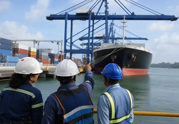 El sector marítimo genera aproximadamente 109,406 empleos directos y el 31% del Producto Interno Bruto del país. Imagen creada con IA