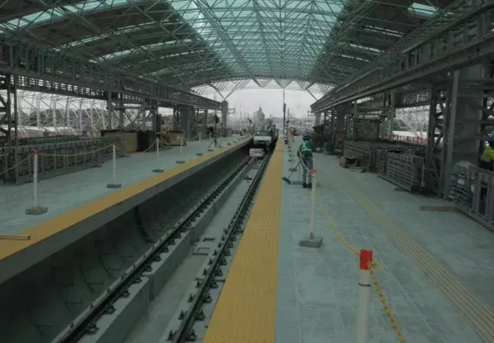 La Línea 2 del Metro tiene un avance que supera el 80% de construcción. /Foto Archivo