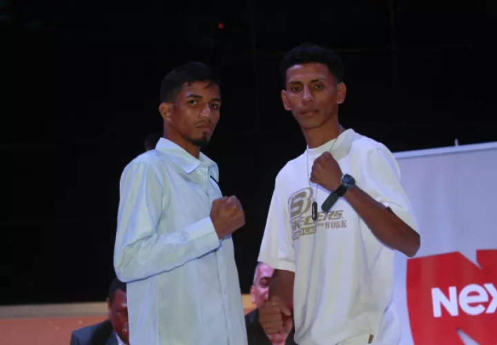 Azael 'Candelilla' Villar (izq.) y Jerson Ortiz. /Foto Anayansi Gamez