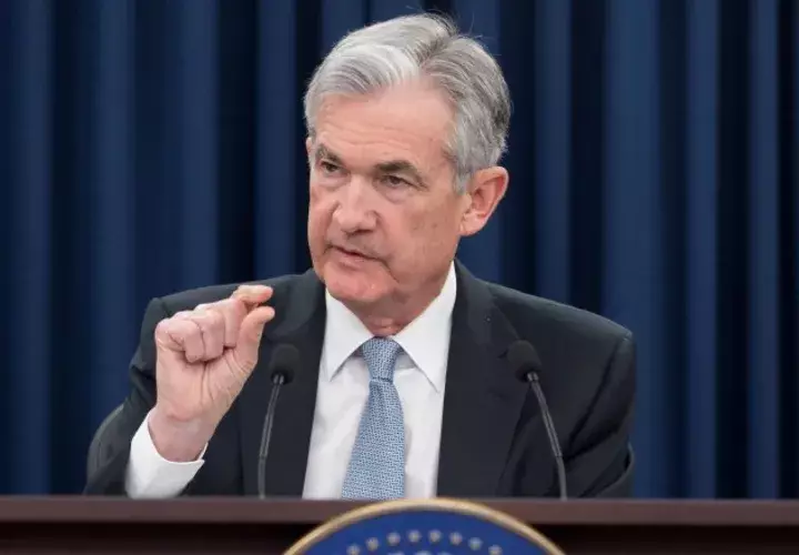 El presidente de la Reserva Federal, Jerome Powell anunció el alza en tasas de interés.