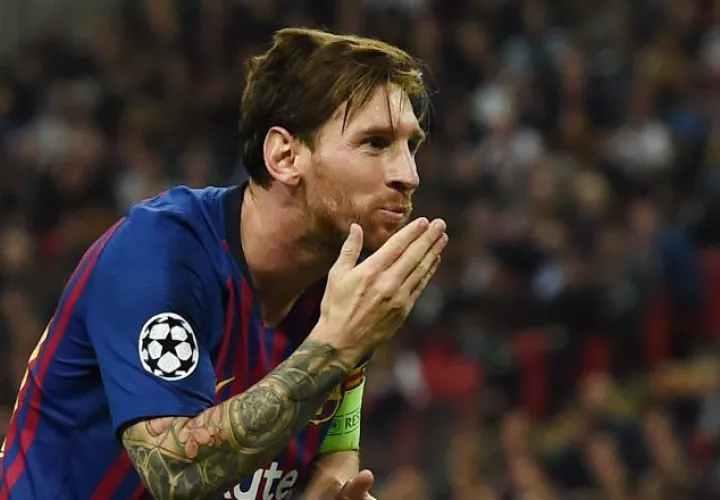 Messi anotó doblete. /Foto EFE
