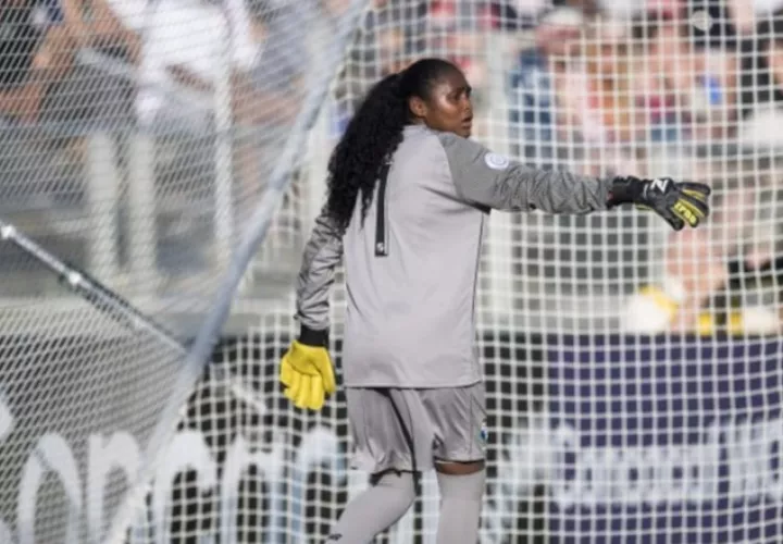 La portera Yenith Bailey tuvo una destacada actuación. /Foto @Concacaf