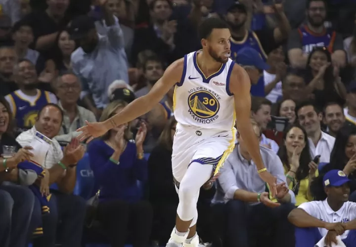 Stephen Curry, referente de los Golden State Warriors. /Foto AP
