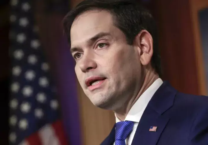 El senador del Partido Republicano  Marco Rubio fue uno de los que firmó la misiva al presidente Donald Trump. AP