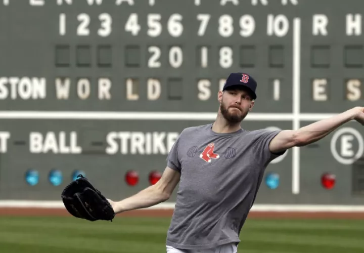Chris Sale, de los Medias Rojas de Boston /Foto AP 