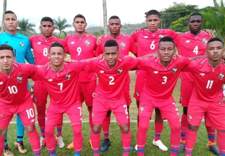 La Sub-20 de Panamá. /Foto Fepafut