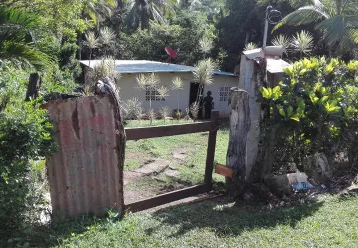Residencia donde reside el infante, ubicada a pocos metros de la Interamericana. /Foto Eric Montenegro
