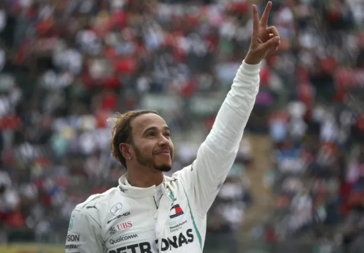 Hamilton entró cuarto en la carrera de ayer.