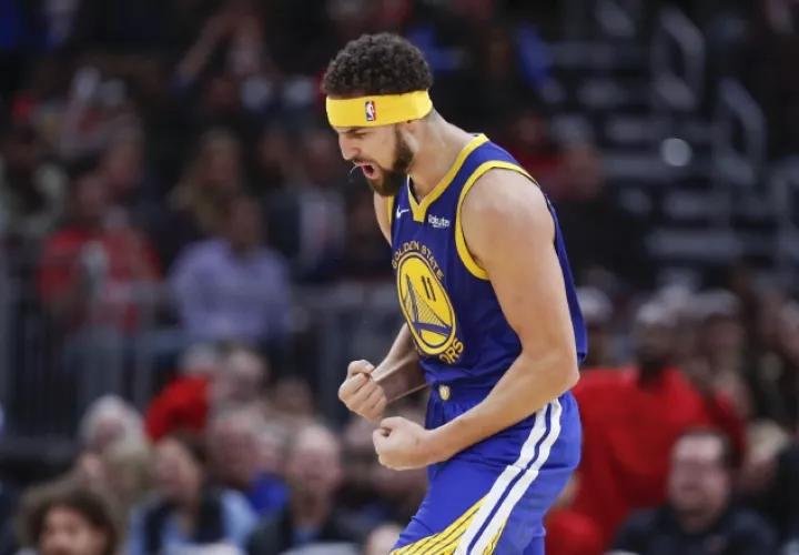 Klay Thompson tuvo una jornada inolvidable. /Foto AP
