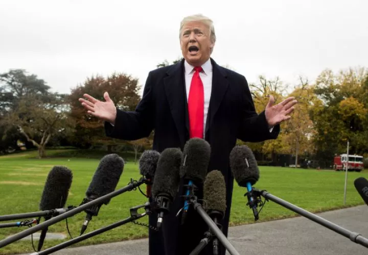 El presidente  Donald Trump ha asegurado no sentirse "feliz" con la gradual alza. /Foto EFE