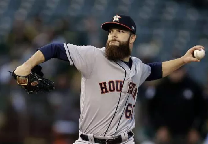 Dallas Keuchel admitió que le gusta lanzar en el Yankee Stadium. /Foto AP