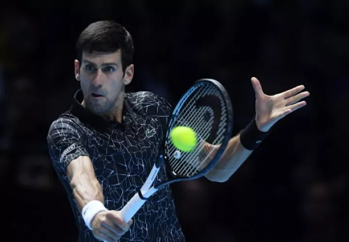 Novak Djokovic ganó en dos sets ayer. /Foto EFE