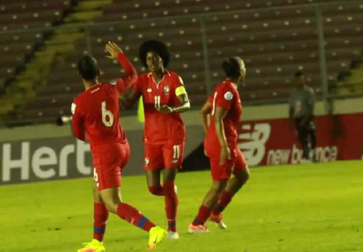 Natalia Mills anotó el único gol de Panamá en la serie. /Foto Anayansi Gamez