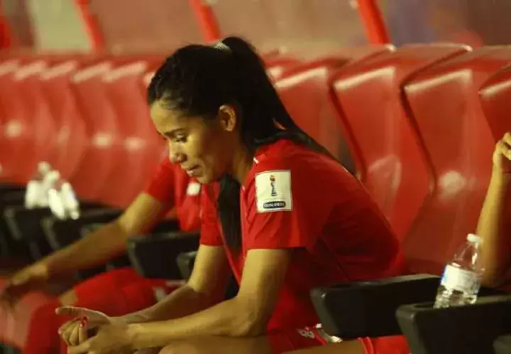 Rebeca Espinosa lamenta la eliminación. /Foto Anayansi Gamez