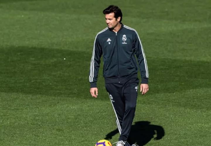 Solari en un entrenamiento. EFE