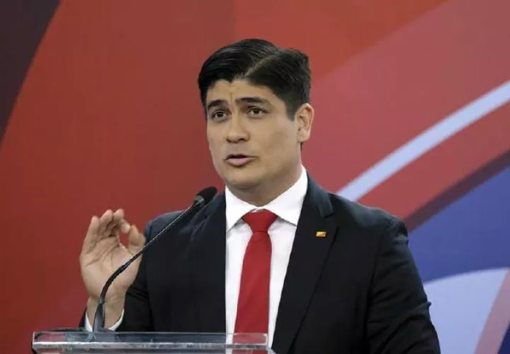 Carlos Alvarado, presidente de Costa Rica. /Foto EFE