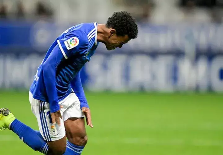 Édgar Yoel Bárcenas lleva tres goles en la temporada. /Foto Real Oviedo