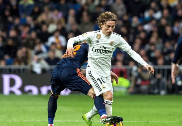 El croata del Real Madrid, Luka Modric. /Foto EFE