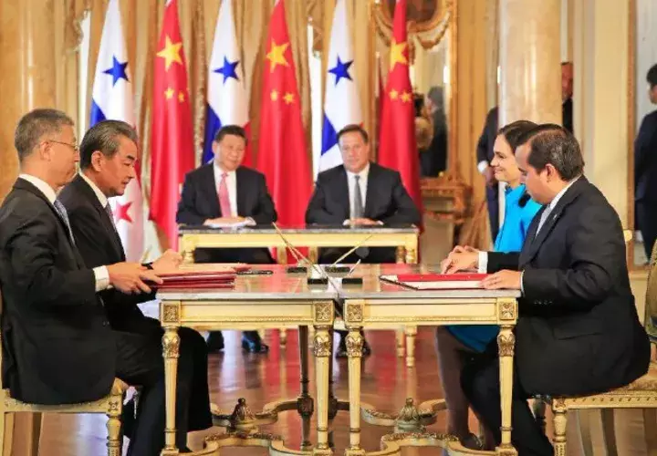 El presidente de China realizó una visita de dos días a Panamá. /Foto EFE