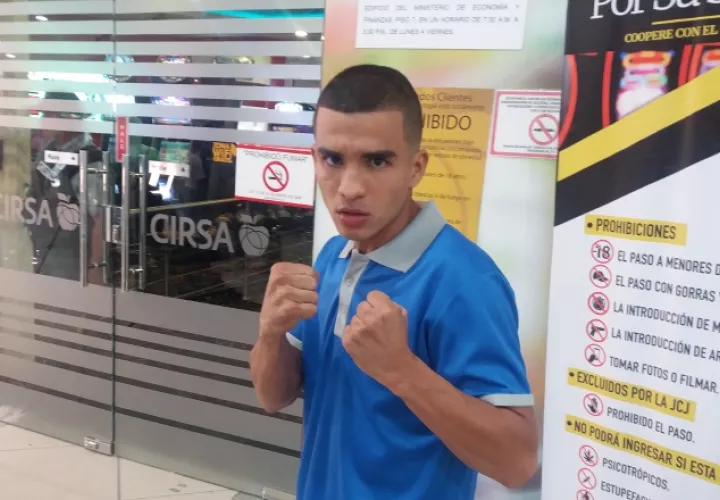Orlando Peñalba expondrá su invicto ante Baúles. /Foto Jaime A. Chávez