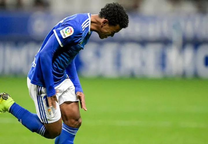 Edgar Yoel Bárcenas viene de anotar la jornada anterior. Real Oviedo