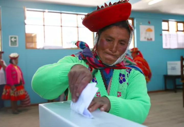24 millones de peruanos son convocados a las urnas. EFE