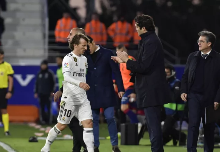 Solari elogió a los suyos. /Foto AP