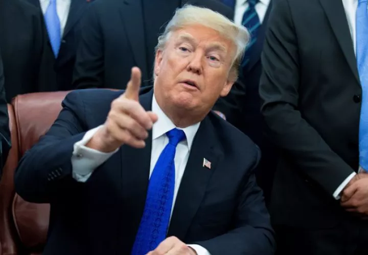El presidente Donald Trump dijo que no quedará ningún yihadista. EFE