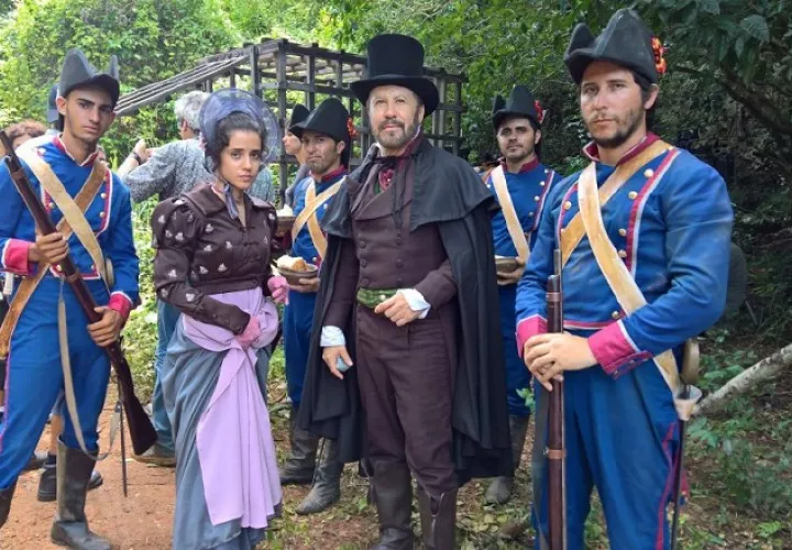 Una escena de la producción en la que se relata la vida de la suiza Enriqueta Faber. /Foto "Radiorebelde.cu"
